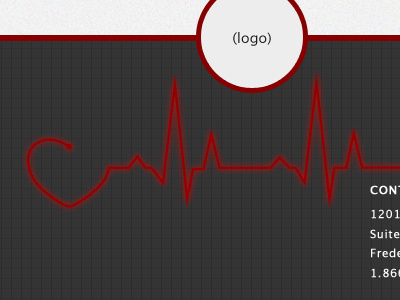 Heart Doctor Footer cardiac contact footer grid heart website