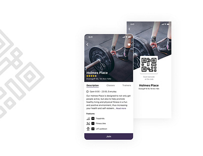 Flexfit - barcode 2021 barcode classes description favorite fit fitness club gym new uiux uiuxdesign