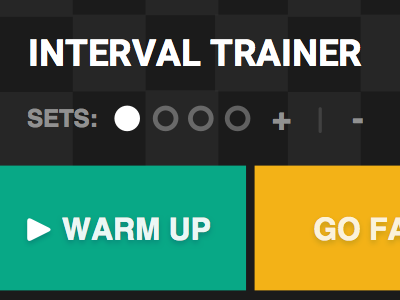 Interval Training for Android android fitness mobile running ux
