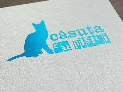 Foster home for kittens brand branding design illustration illustrator logo logo design vector