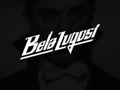 Bela Lugosi bela lugosi branding dracula film font font design gothic horror logo logotype typography vampire vector