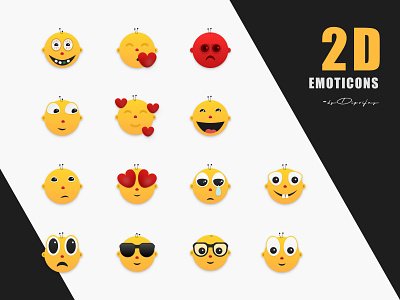 First try on Emojis! branding design emoji set emojis icon illustration vector