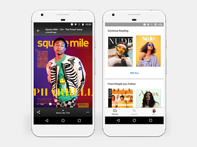 issuu Android App 5.2.4 android app apps black design issuu ui ux white