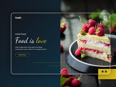 Food is love | Landing page