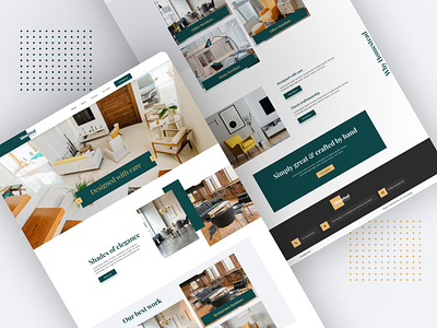 Homestead Furniture Landing Page Design app design branding design furniture illustration logo mobile app design ui ui deisgn ui design vector