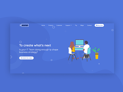 Blassian | Landing Page Design For Design Agency branding design landing page ui deisgn ui design web design agency web design company