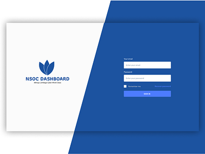 NSOC Dashboard UI Design