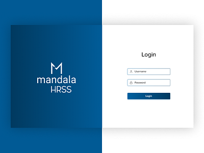 Mandala | Login Page UI Design app app design branding design mobile app design ui ui deisgn ui design ux web