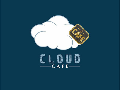 Logo Design for Cloud Cafe branding cafe cloud digital art studioo graphic design logo logo design studioodigitalart upwork vector