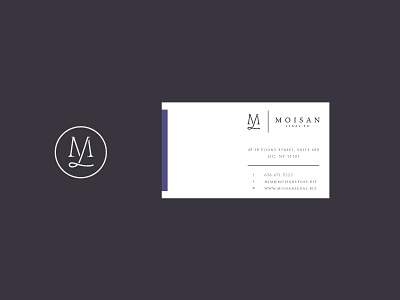 Moisan Legal Identity attorney branding business identity law legal logo monogram