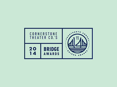 Cornerstone Bridge Awards 14 2014 awards bridge invitation non profit theater
