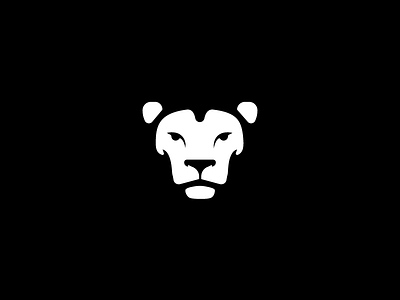 King of the Unused Jungle black and white identity illustration lion logo roar vector