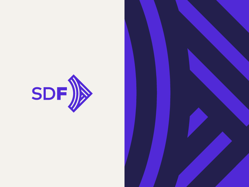 Unused Conference Concept pattern brand identity design san diego conference convention arrow logo