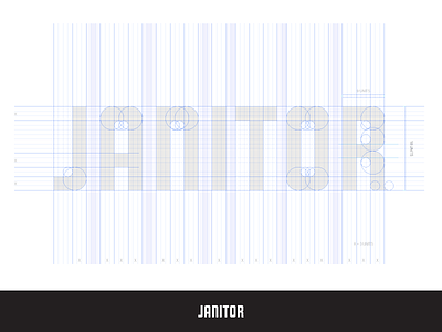 Janitor Architecture architecture branding custom geometry identity logo san diego wordmark