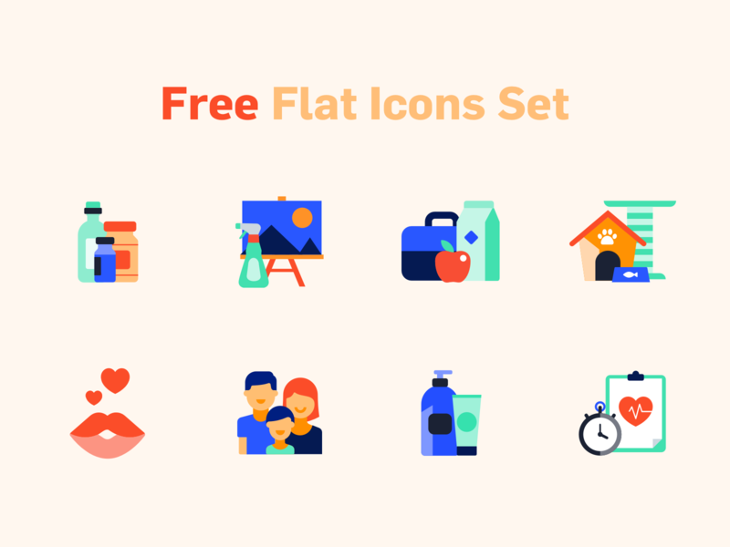 Free Flat Icons Set design download download for free ecommerce flat free free icon free icon set freebie freebies friendly icon icons icons pack icons set illustration minimal sketch svg vector