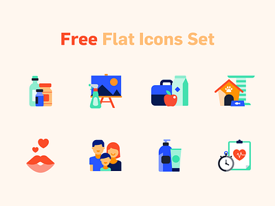 Free Flat Icons Set
