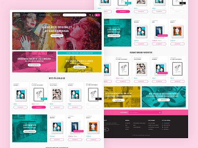 Shopping e-commerce art artists e commerce e commerce shop ecommerce gallery art interface pink scandinavia shop studio sweden ui ui ux ux web web design webdesign webpage