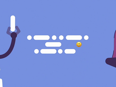 Hudya on Ai helping customer service 2d 2d character animation app gif animated