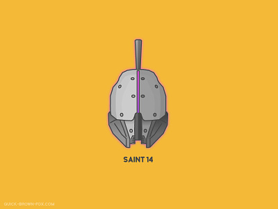 Helm of Saint 14 bungie destiny helmet illustrator vector video games