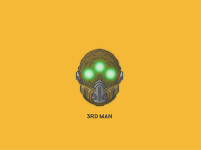 Mask of the Third Man bungie destiny helmet illustrator vector video games