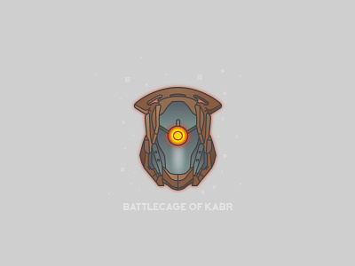 Battlecage of Kabr bungie destiny helmet illustrator vector video games