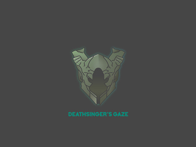 Deathsinger's Gaze bungie destiny helmet illustrator vector video games