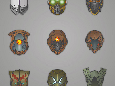Destiny! bungie destiny helmet illustrator vector video games