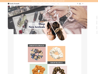 e-commerce homepage