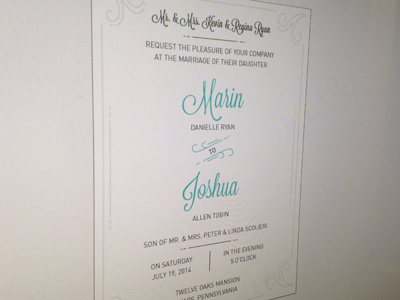 Wedding Invitation