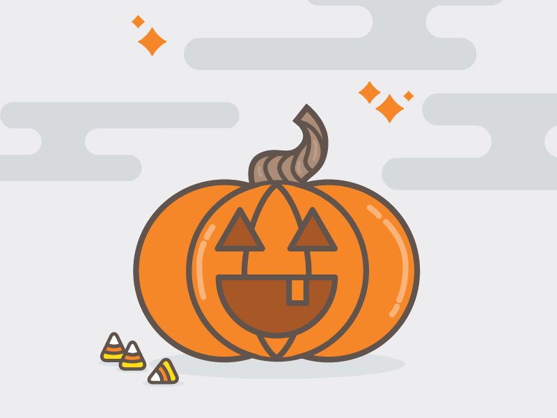 GUTS PGH illustration vector fall halloween pumpkin carving guts pumpkin