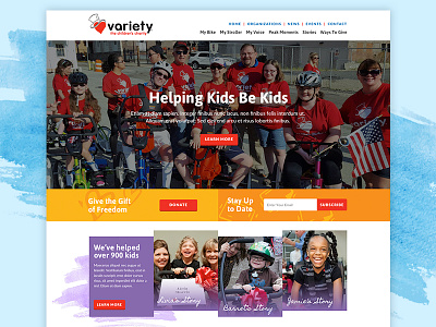 Variety Pittsburgh charity nonprofit web webdesign