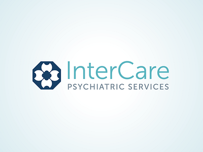 InterCare Final Logo branding dogwood logo psychiatric rebrand