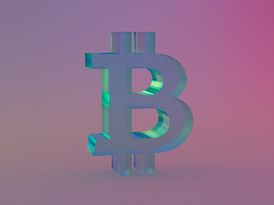 Bitcoin symbol 3D