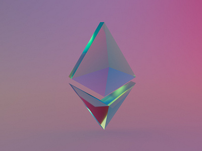 Ethereum symbol 3D