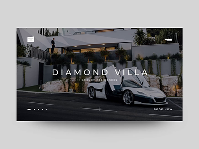 Diamond Villa Korcula Webdesign Concept design homepage hotel interface ui ux uiux user interface ux uxdesign web