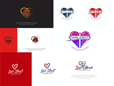 Love street logos concept design logo logo design logo design concept logo designer logo designs logos logotype love street
