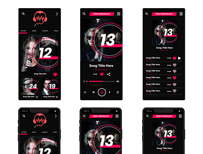 Music App Design 3d animation app app design app designer branding design graphic design logo mobile app design mobile ui motion graphics ui