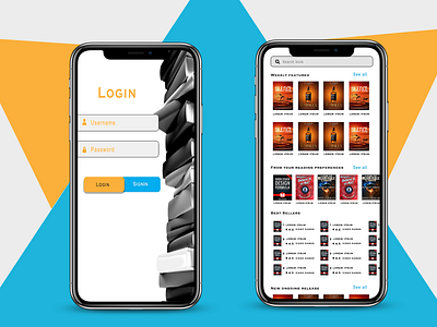 Book App android app design app app design book book app book listing design login mobile app design mobile ui ui