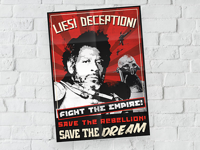 [2017] "Rebel Propaganda" - Illustration art illustration poster rogue one shirt design star wars