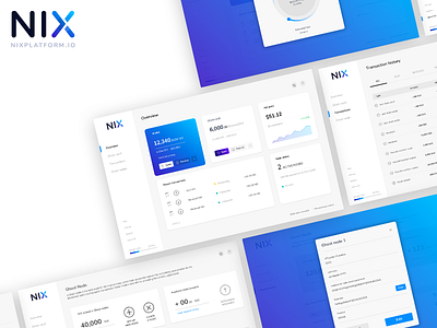 [2018] NIX Platform desktop app - UI design