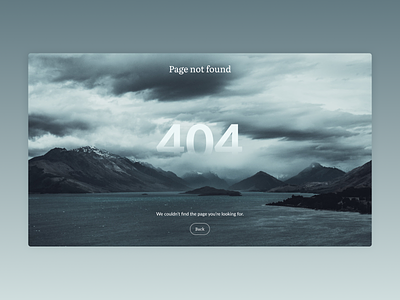 404 Page (Daily UI #008) 2d 404 404page concept daily ui 008 dailyui dailyui 008 dailyui008 design error minimal minimalist uidesign web web design webdesign website website design