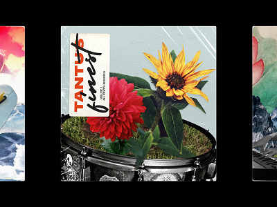 Cover Art for 'Tantu's Finest' drumkit by Tantu artwork collage cover cover art cover artwork coverart coverdesign design music music artwork