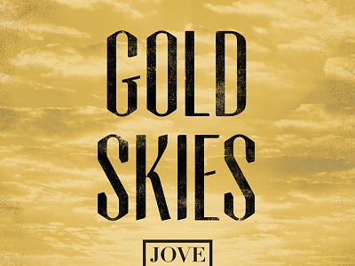 Gold Skies album clouds cover gold jove music sky track