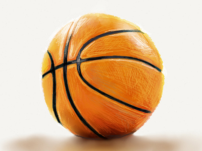 basketball sketch basketball digital painting ipad painting paper53 sketch sports