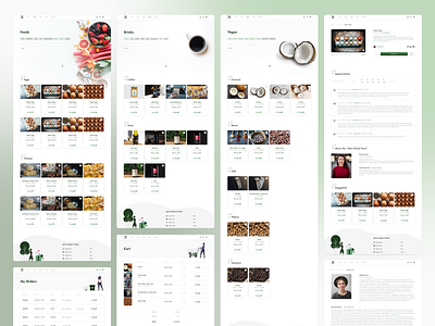 Organic Product Delivery Website Design branding design designer designs food graphic design landing page logo order ui user experience user interface ux vector web website website design