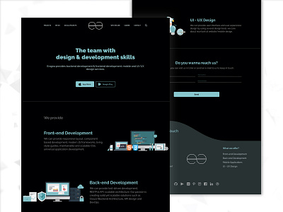 Eragna Website Design branding colors design designer designers designs illustration landing page landing page design landingpage logo software software design software development ui uidesign user interface user interface design ux website design