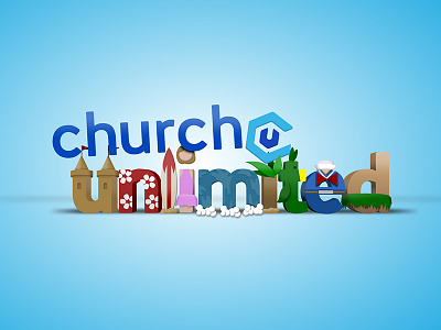 Church Unlimited - Children's Ministry childrens ministry christianity church halis grotesque kids kids ministry vector