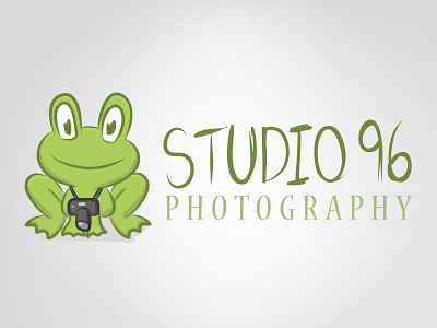 Studio 96 Branding frog logo logo design photography photography branding