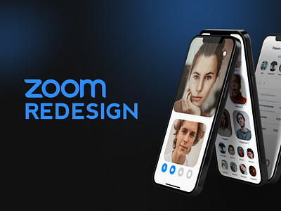Zoom redesign app design mobile ui ux