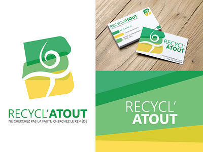 Logo - Recycl'Atout branding dailylogochallenge design freelance graphiste graphistol identité visuelle illustration logo logotype